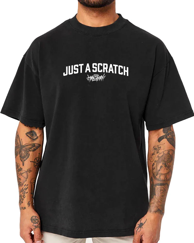 Dan Hooker 'Just a Scratch' Oversized Supporter T-Shirt - Image 3