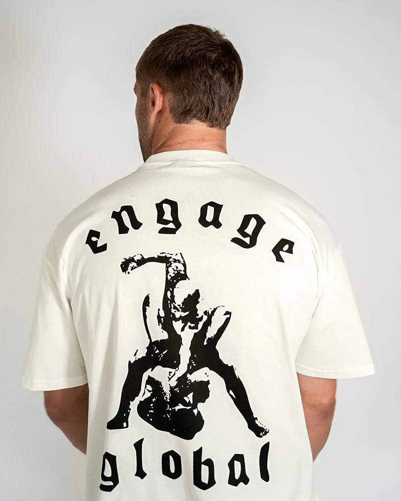 ENGAGE Combat 'Volk' T-Shirt (Off-White) - Image 5
