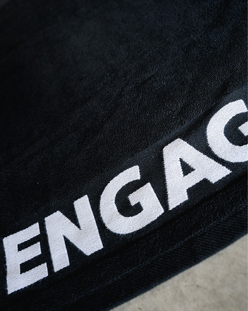 Essential Gym Towel (Black) - Image 3
