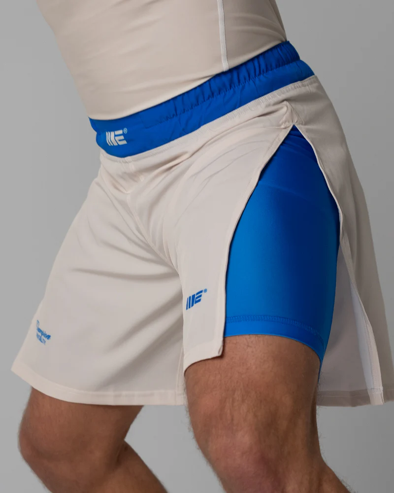 Invictus (Royal Ivory) 2-in-1 Gladiator Shorts - Image 4