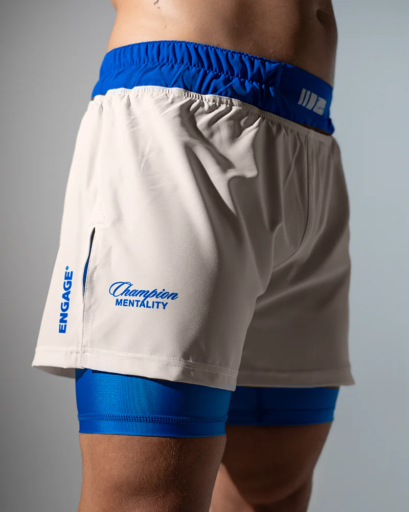 Invictus (Royal Ivory) 2-in-1 Hybrid Shorts - Image 3