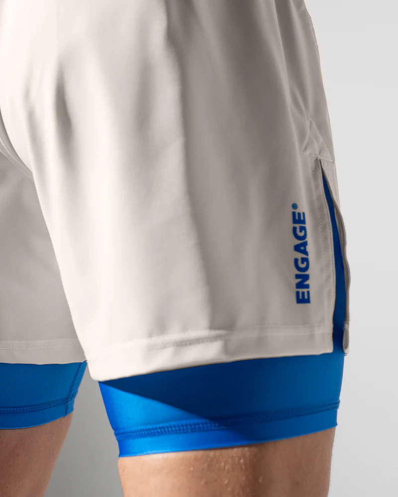 Invictus (Royal Ivory) 2-in-1 Hybrid Shorts - Image 6