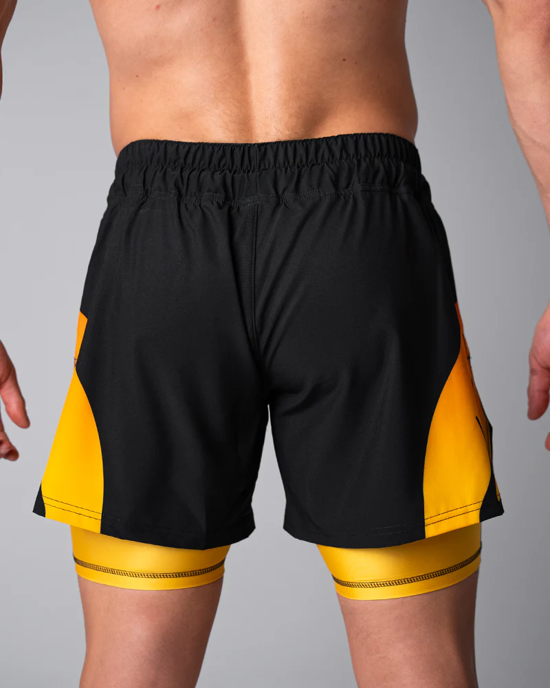 Nebula (Orange) 2-in-1 Hybrid Shorts - Image 7